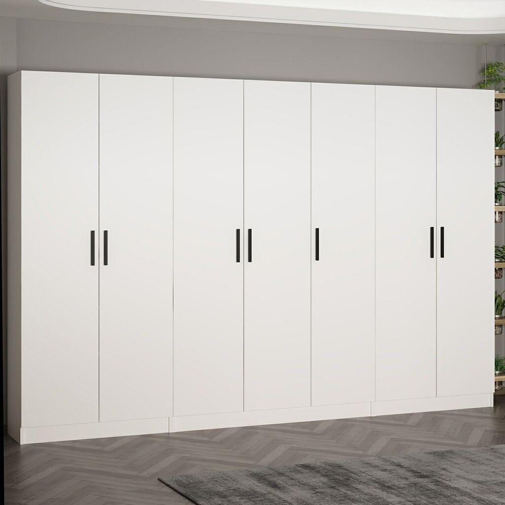 Hanah Home Ormar Noah-8204, 315x210x35 cm, Bijeli