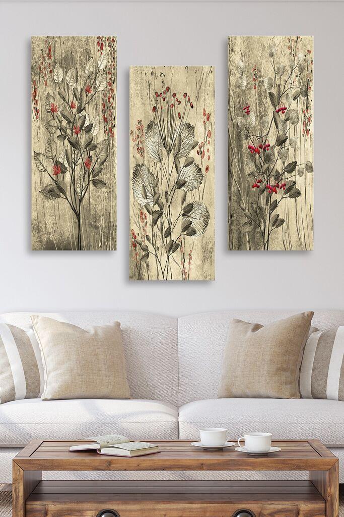 Wallity MDF0022 Dekorativna slika, 3 dijela