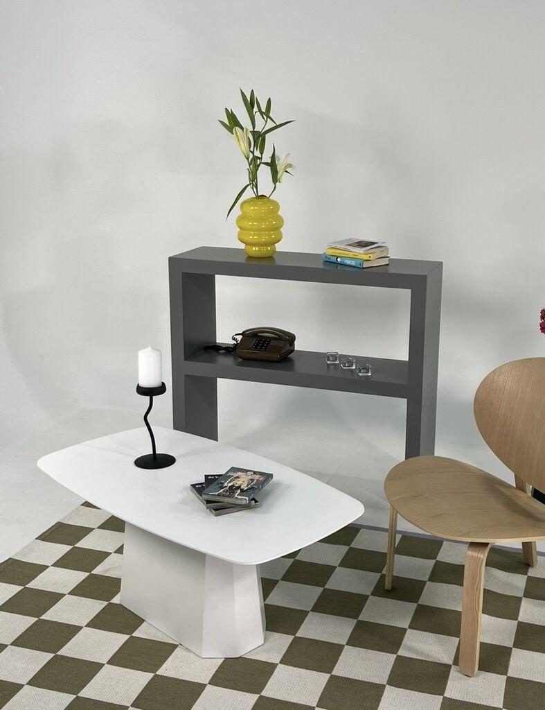Hanah Home Club sto Lilyum Veliki, 100x42x54 cm, Bijeli