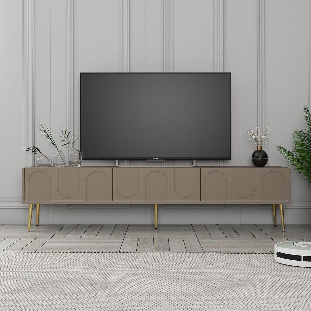 Hanah Home TV komoda Lyon 43, 180x43x35 cm, krem ​​boja
