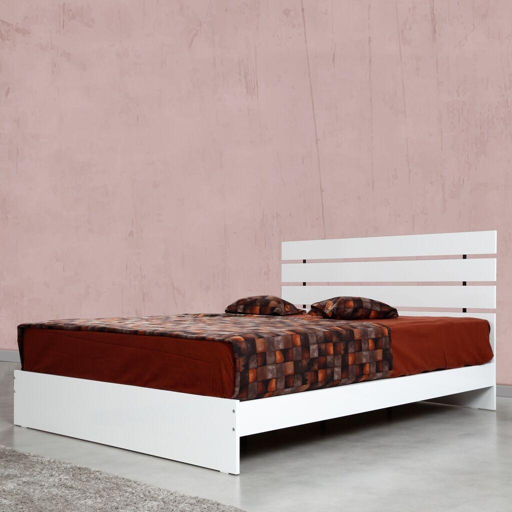 Hanah Home Francuski krevet Fuga 150, 155x100x205 cm, Bijeli