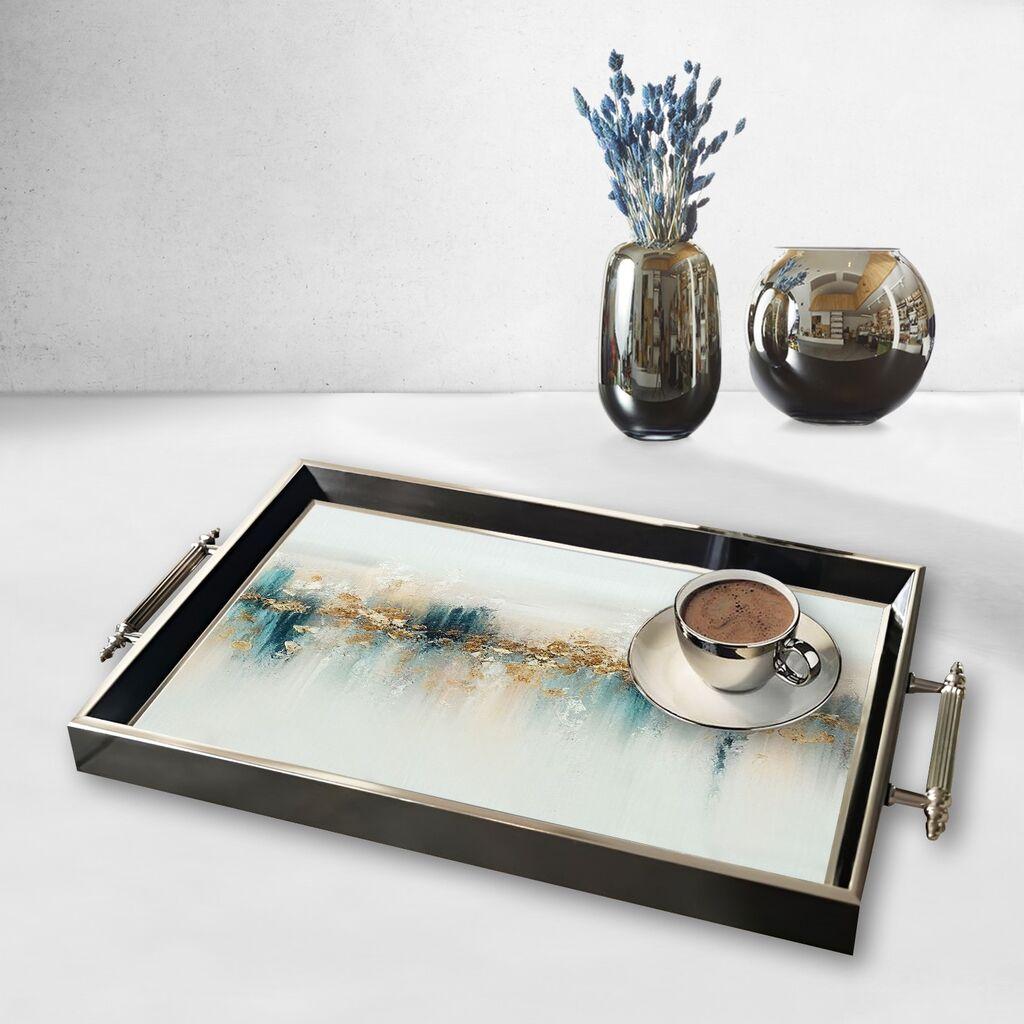 Aberto Design poslužavnik TPG9839 50 x 29 x 3,5 cm, šareni