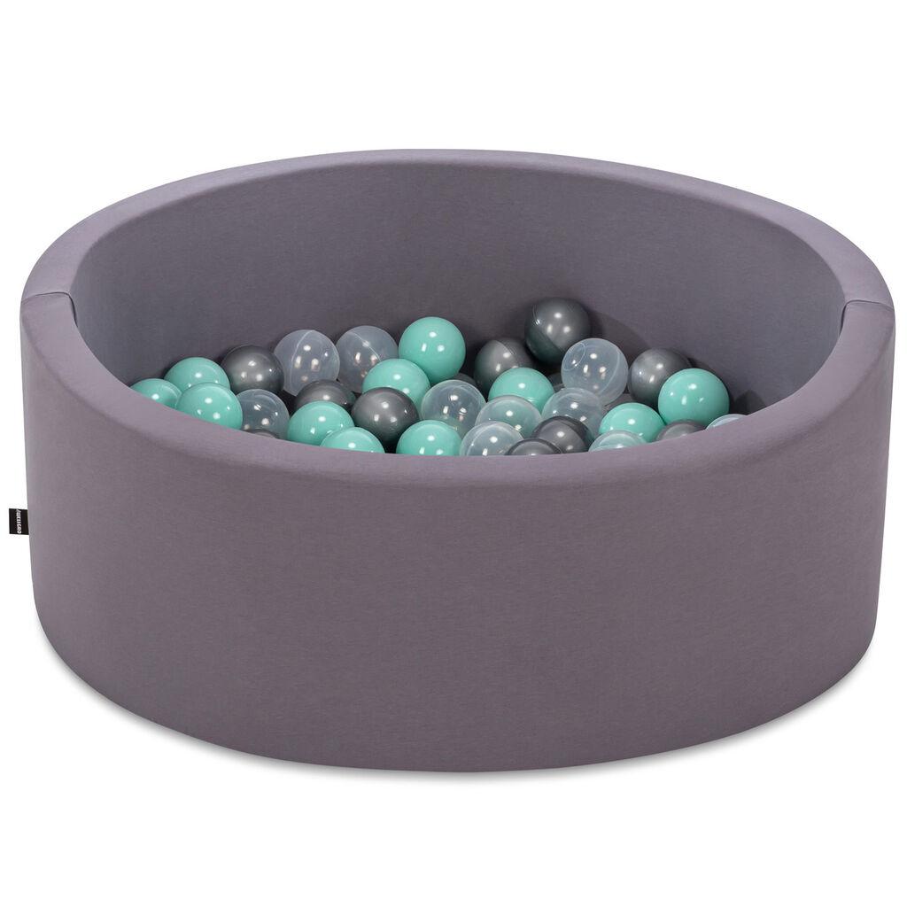 Aberto Design bazen s lopticama, Bubble Pops v3, 85x85x30 cm, siva