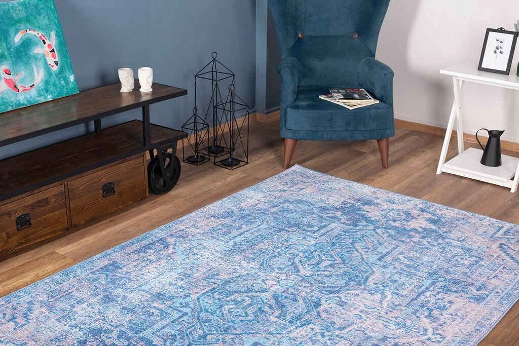 Conceptum Hypnose tepih Blues Chenille 270, 75x230cm, plavi
