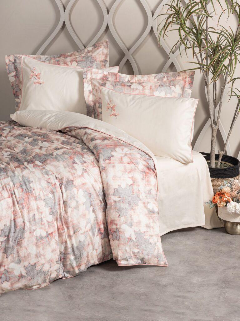 L'essentiel Maison Set posteljina Layana, 260x280 cm, Svetloroze