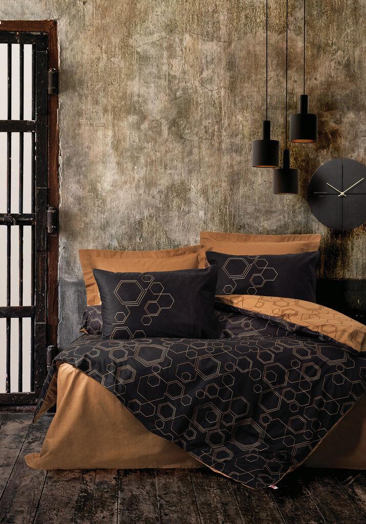 L'essentiel Maison Posteljina Dawn, 200x220 cm, Terakota-Crna