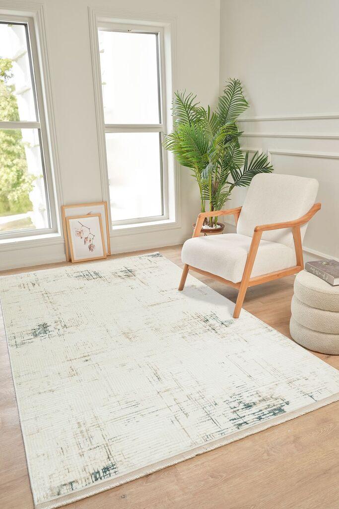 Conceptum Hypnose Tepih Kadifem Kd012, 100x500 cm, Bijeli