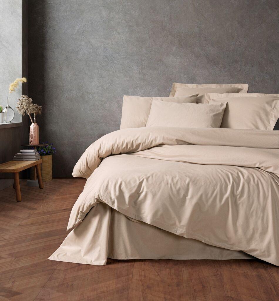 L'essentiel Maison set posteljine Plain, 160x220cm, bež