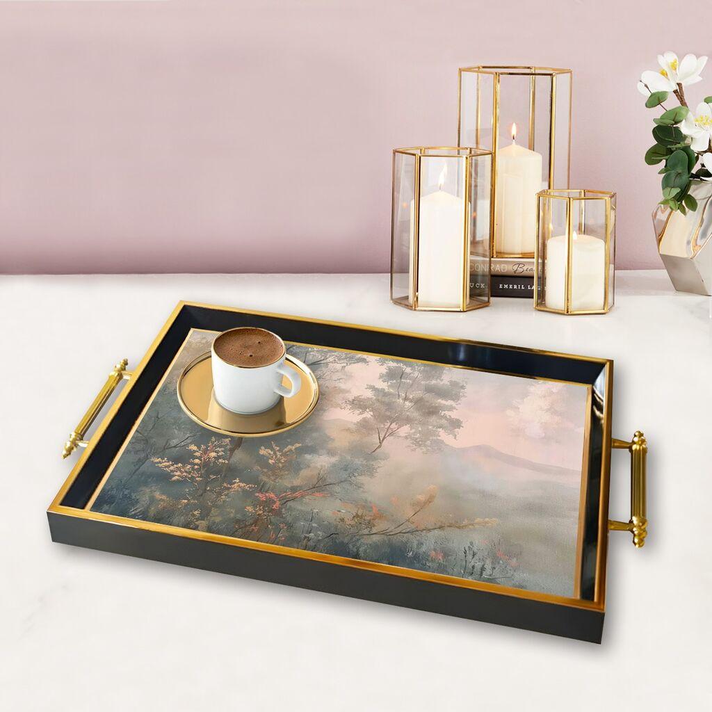 Aberto Design poslužavnik TPA9819 50 x 29 x 3,5 cm, šareni