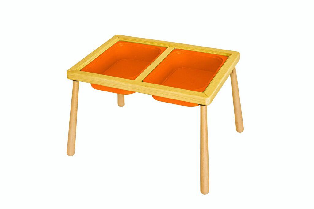 Hanah Home Dječiji sto, 53x52x74 cm, Narandžasta