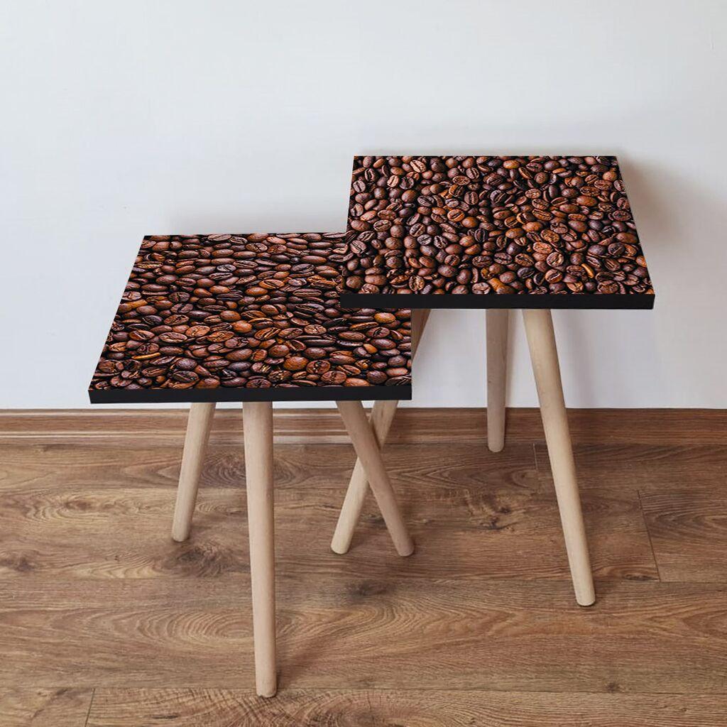 Hanah Home set stolića za kafu 2Shp526, 2 dijela, šareni