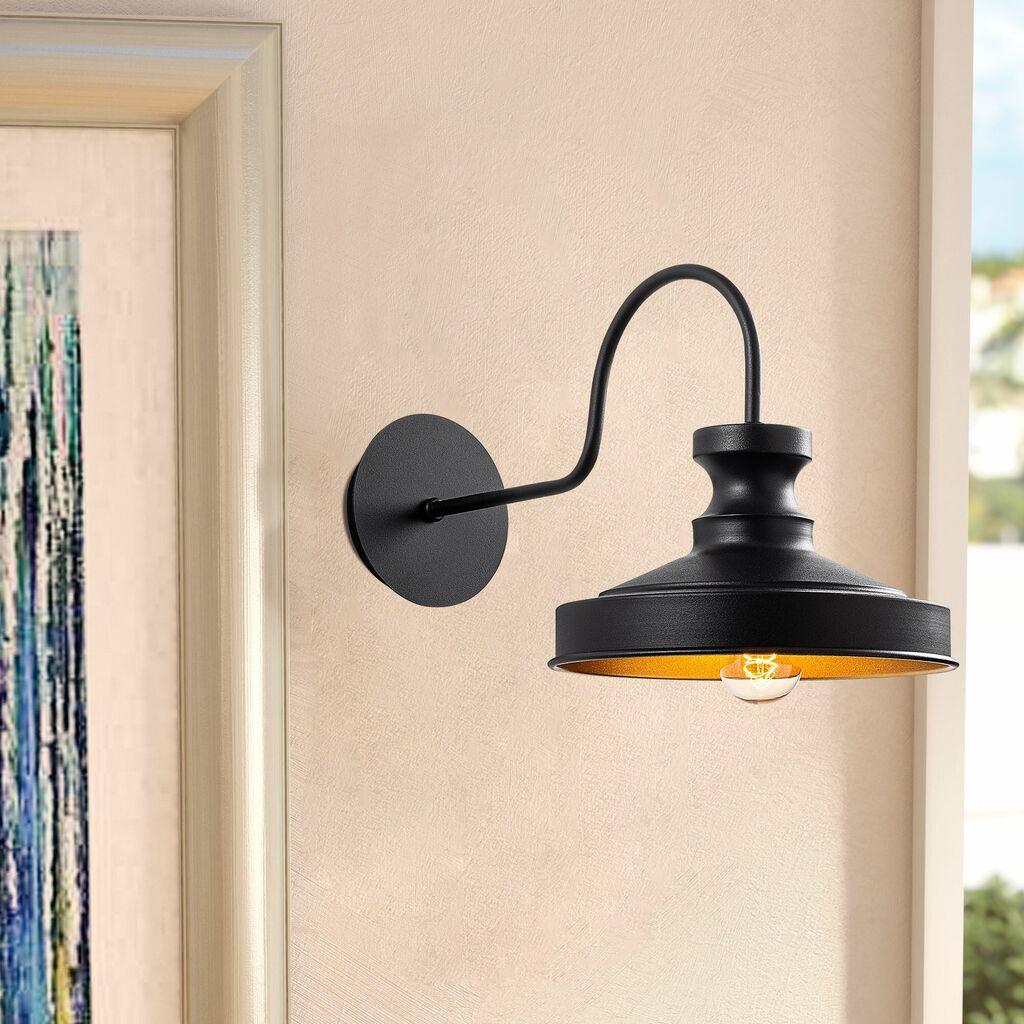 Opviq Berceste182 A Zidna lampa, crna