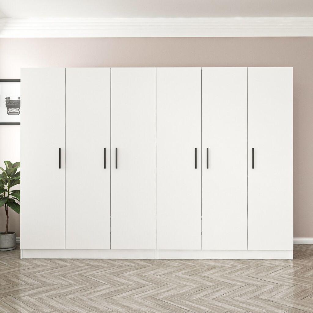 Hanah Home Ormar Kale-2218, 270x190x52 cm, Bijela