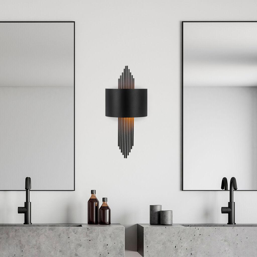 Opviq 620 A zidna lampa, crna