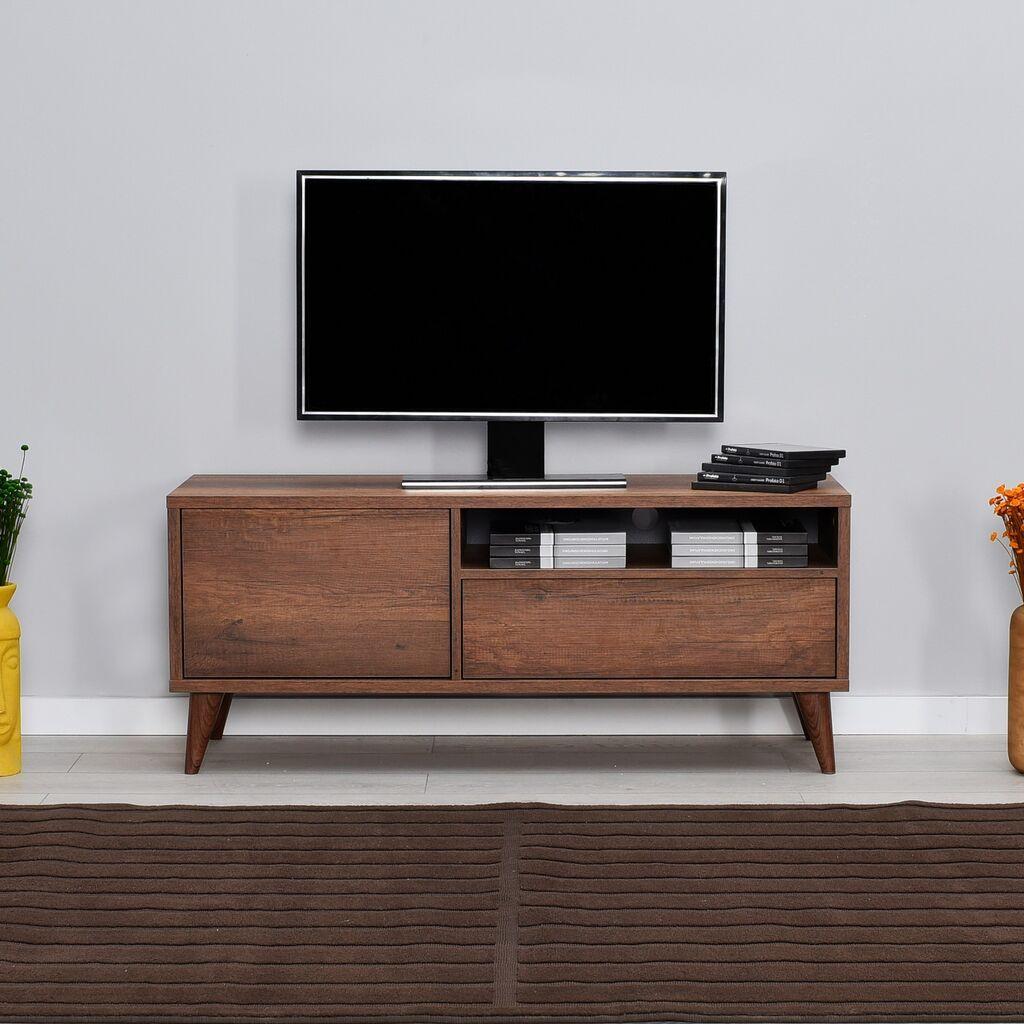 Hanah Home TV ormarić Tvr-311-Oo-1, 120x50x40 cm, Orah