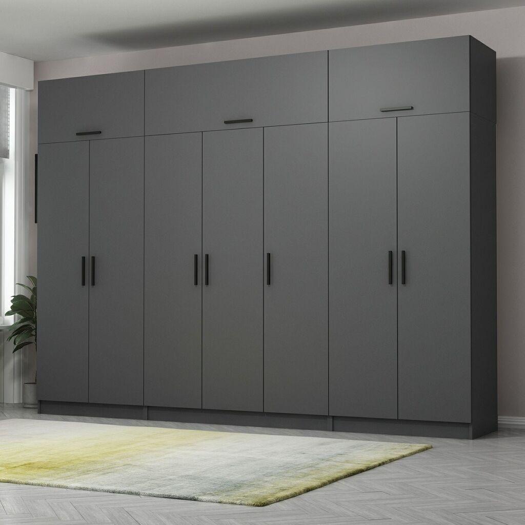 Hanah Home Ormar Kale-5177, 315x235x52 cm, Antracit