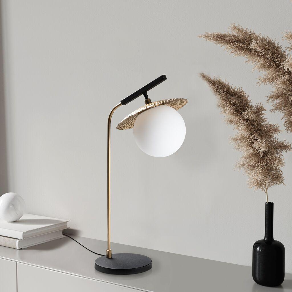 Opviq stolna lampa, crna