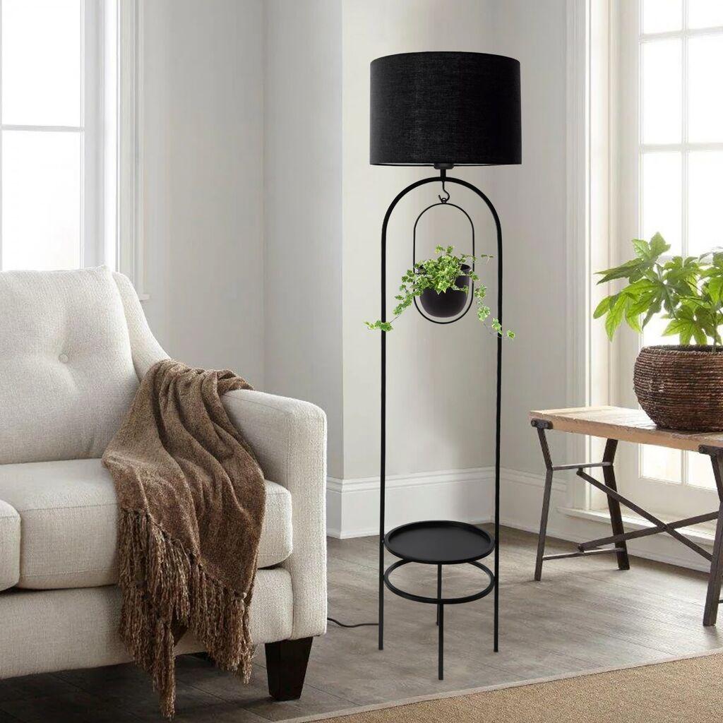 Opviq podna lampa AYD-3683, crna
