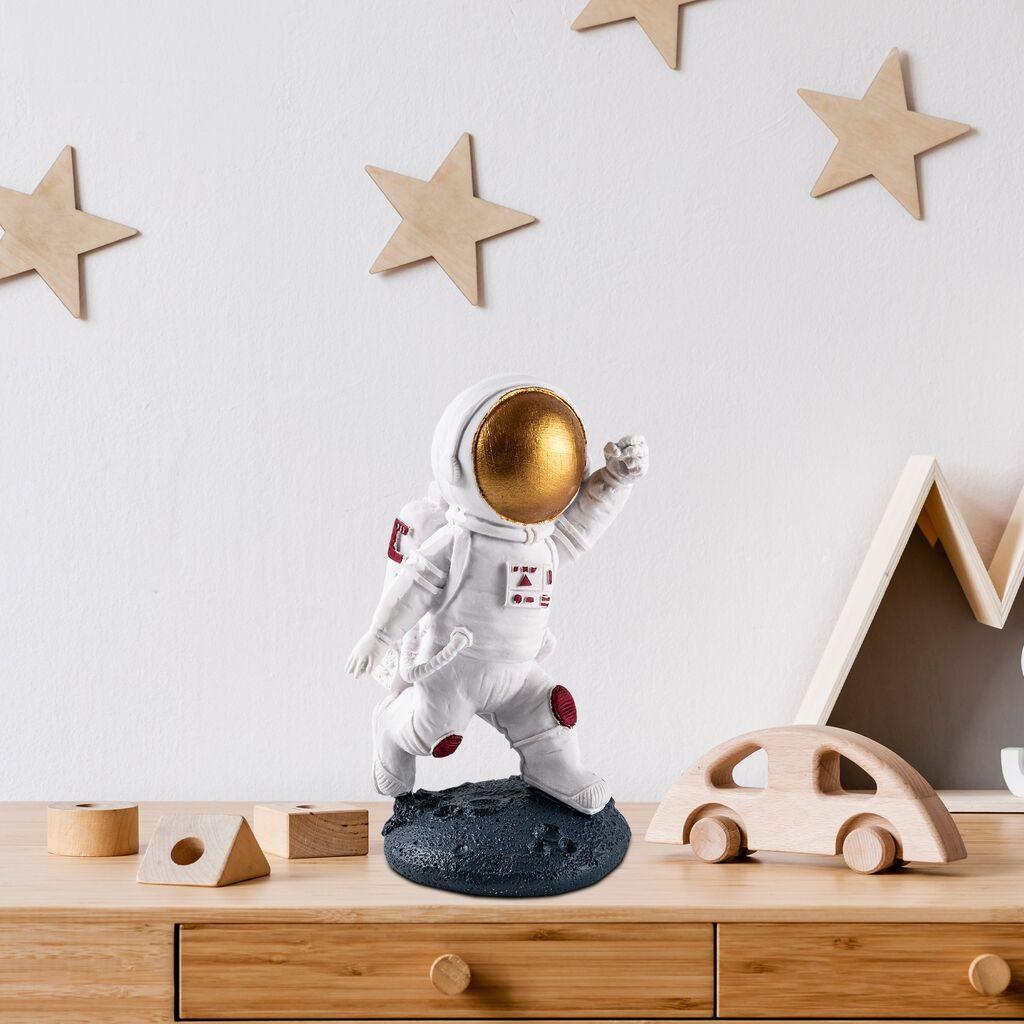 Aberto Design Dekorativna figura Yak-047, 10x10x16 cm, Bijela