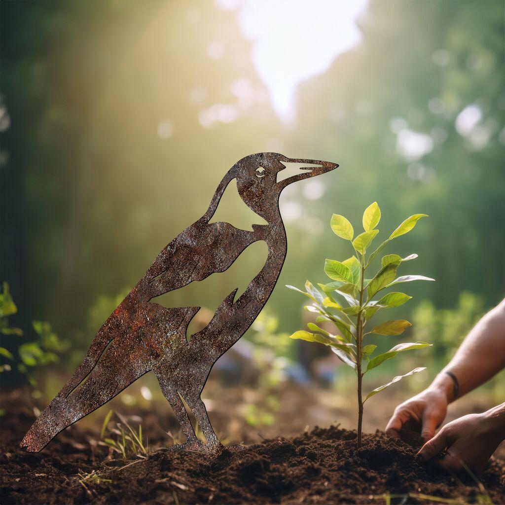 Aberto Design Dekorativna figura Bird -A 02, 46x32 cm, 1.5 mm