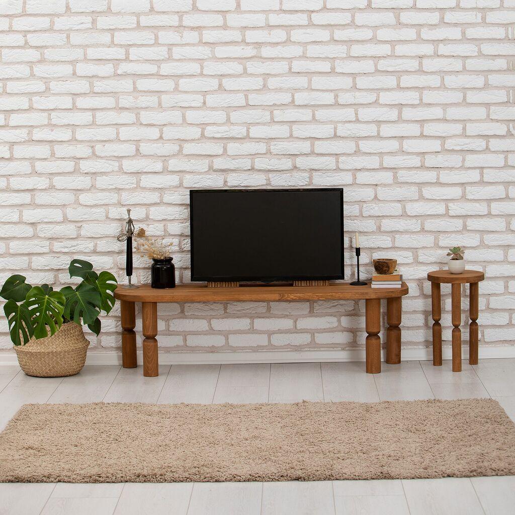Hannah Home Ida kestenjasta TV polica, smeđa