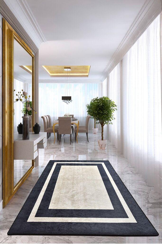 Conceptum Hypnose Tepih Crni Okvir, 100x200cm, Šareni