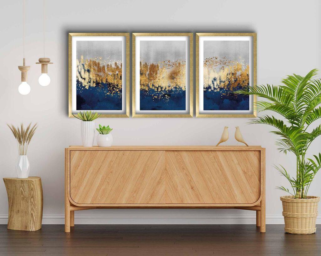 Wallity Dekorativna slika 3P3853NISCT-020, 38x53cm, 3 dijela