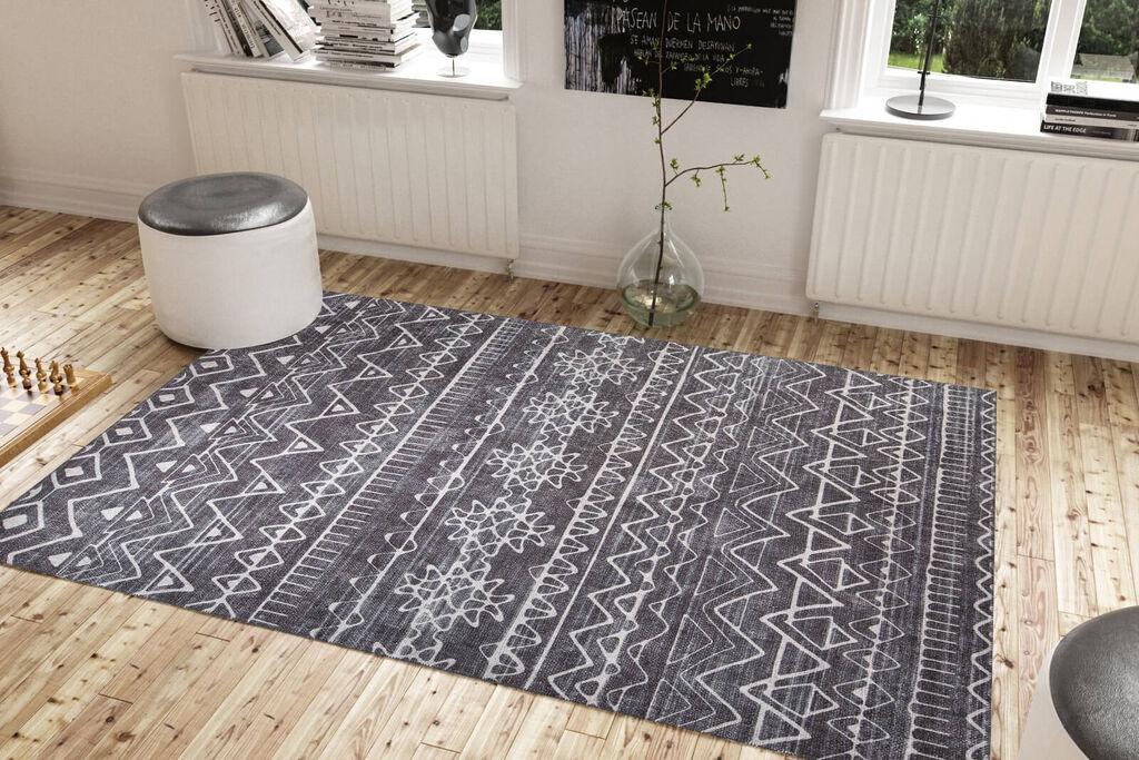 Conceptum Hypnose Tepih Soul -AL 357, 230x330 cm, Antracit-bijela