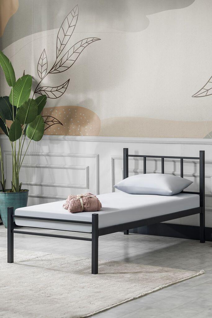 Hanah Home Okvir kreveta K90, 90x190x95 cm, Crni