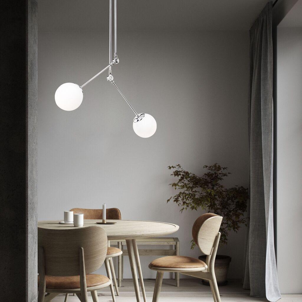 Opviq Luster Cambaz 3451, Metal, Srebrna boja
