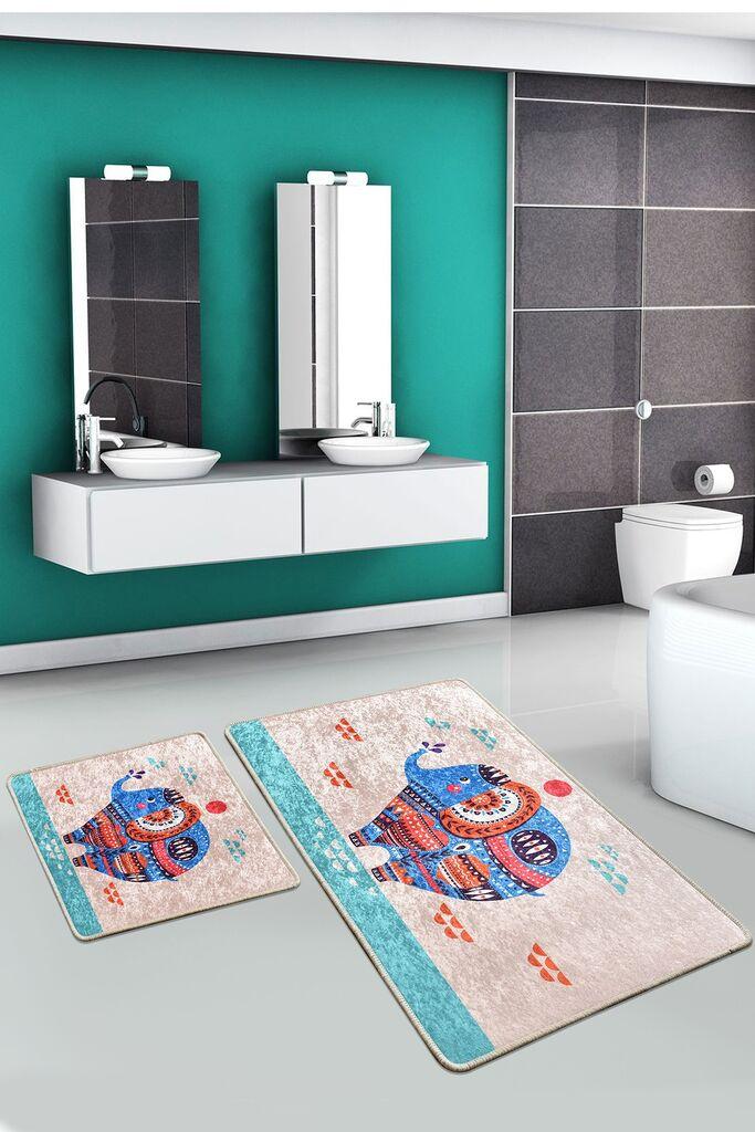 L'essentiel Maison Set od 2 kupaonska tepiha Šarene