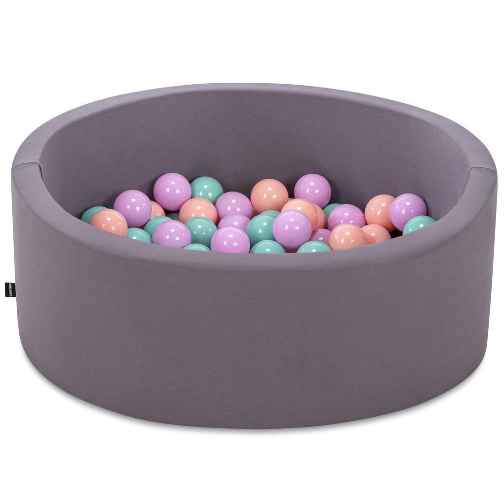 Aberto Design bazen s lopticama, Bubble Pops v14, 85x85x30 cm, siva