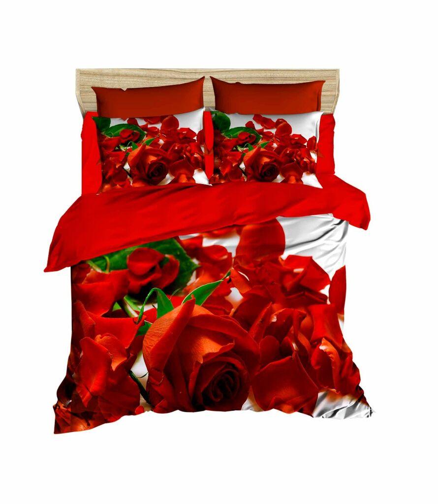 L'essentiel Maison set posteljine 176, 160x220cm, crvena