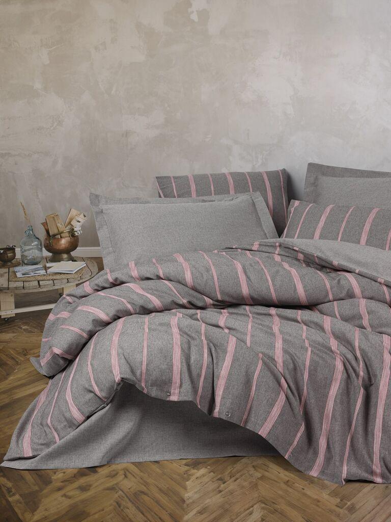 L'essentiel Maison set posteljine Barisan, 200x220 cm, siva