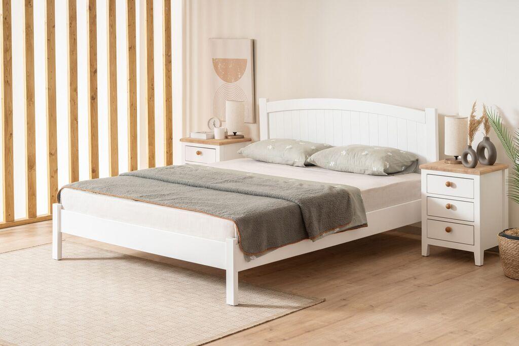 Hanah Home Francuski krevet Ruzgar, 120x98x200 cm, Bijela
