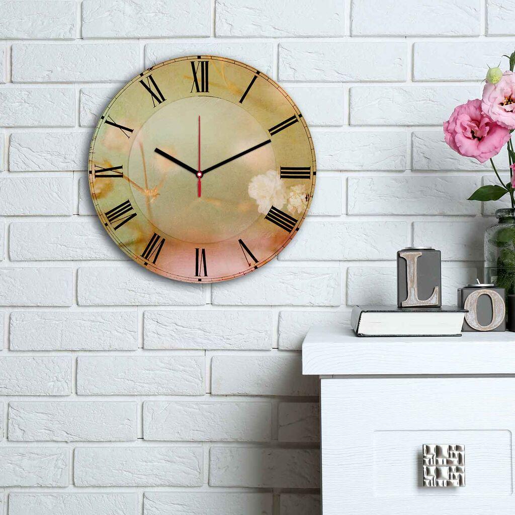 Zidni sat Wallity MDF 30cm šareni