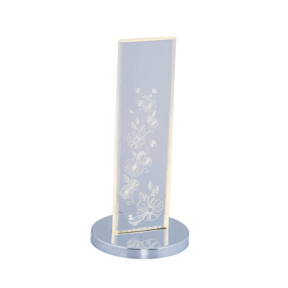 Opviq Stona lampa 5436 A, 32 cm, Srebrna boja