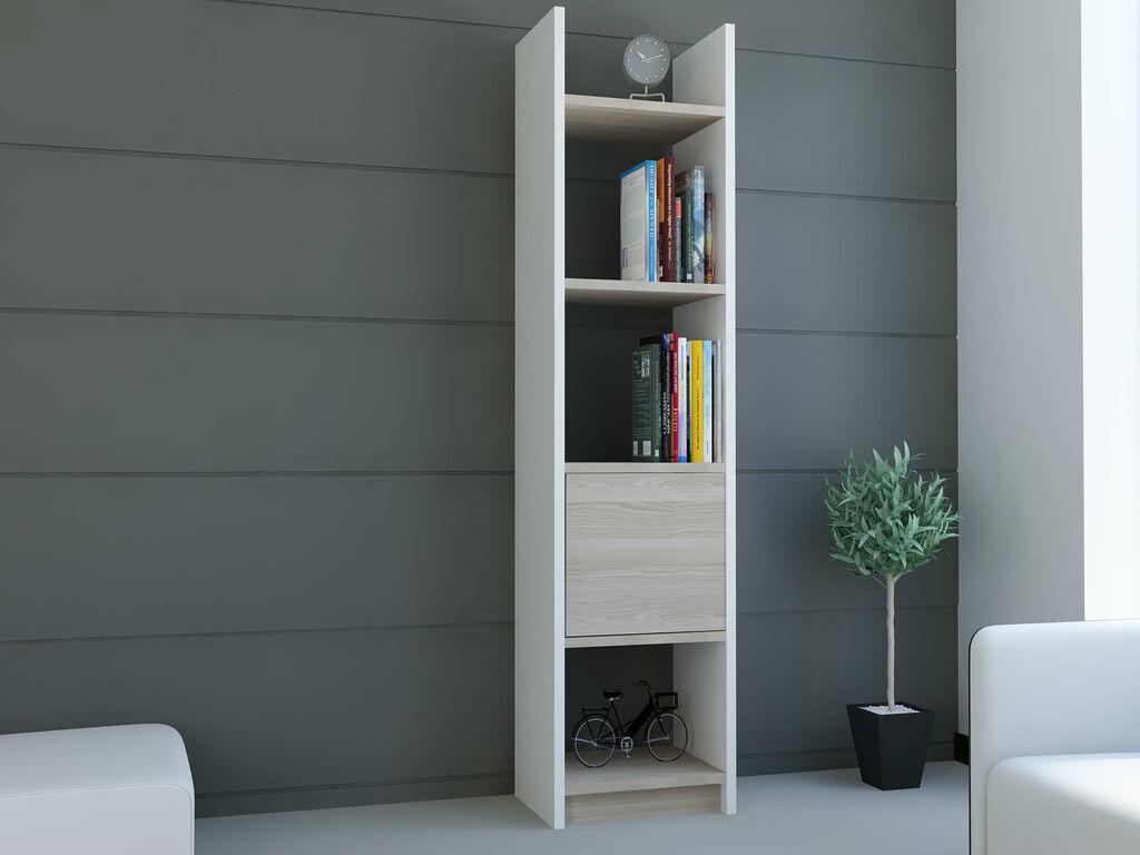 Hanah Home Knjiška polica Esby 103, 150 cm, Bijela