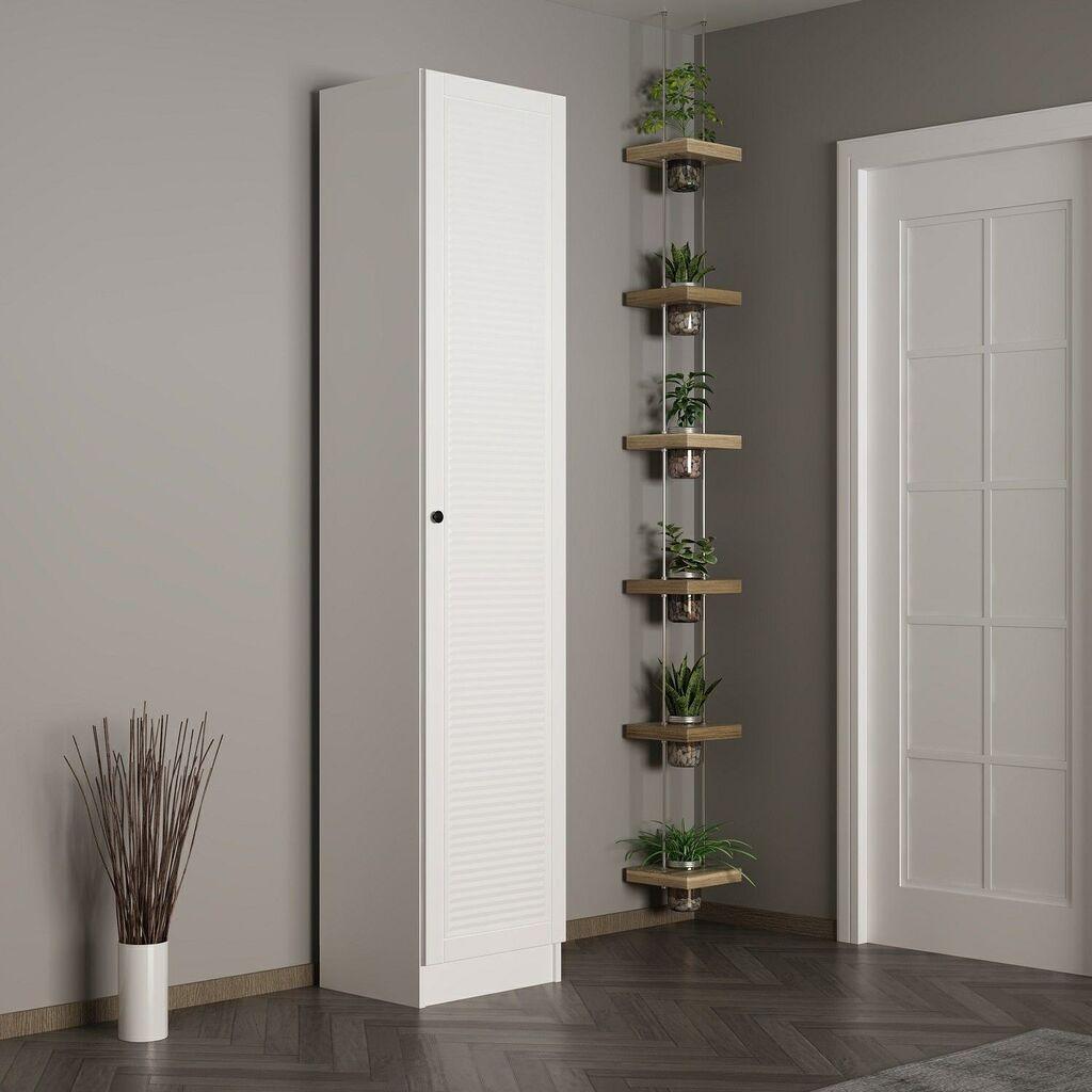 Hanah Home Ormar Noah-8456, 45x210x35 cm, Bijeli