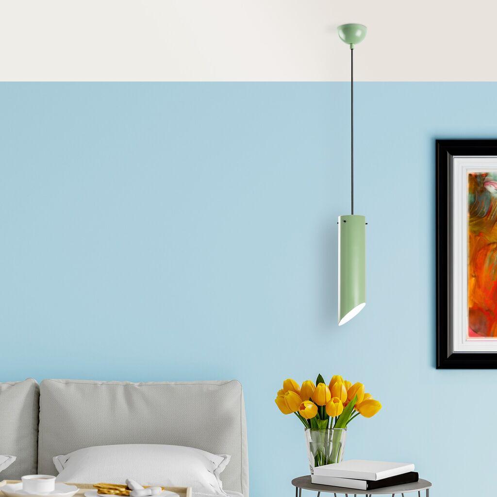 Opviq luster Kesikboru, 37-114cm, O8 cm, E27, zeleni