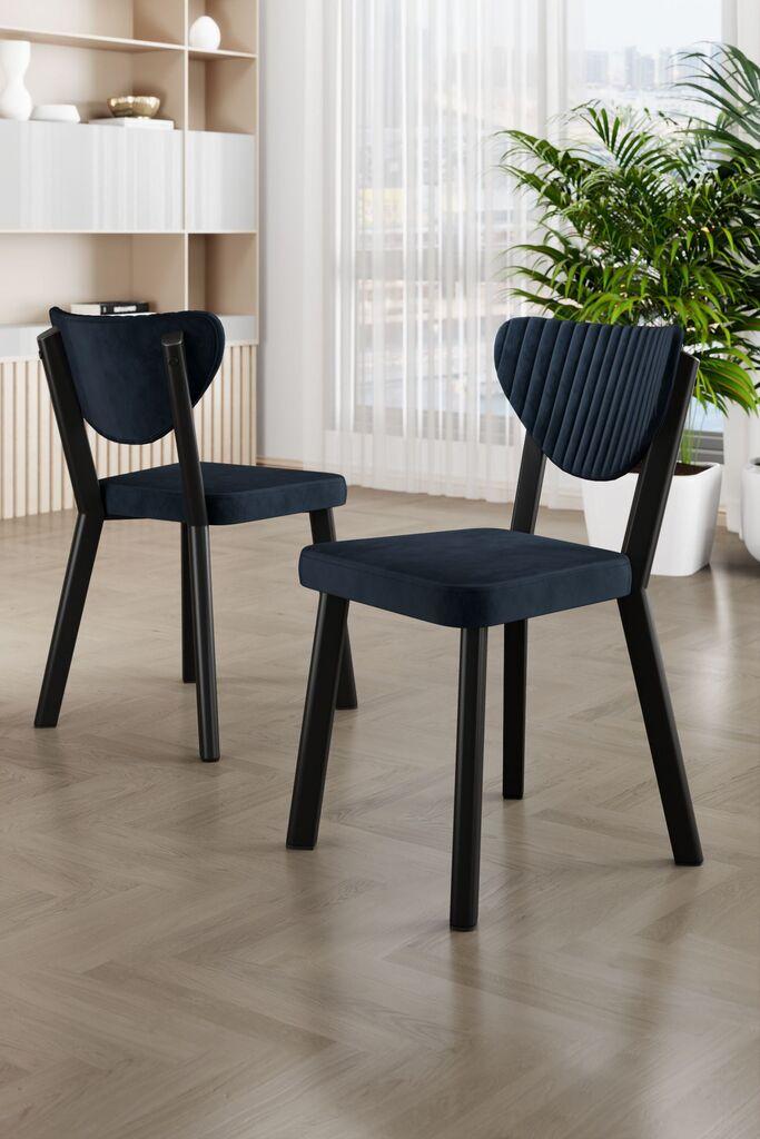 Hanah Home Arfe set stolica, 37x104x77 cm, 6 dijelova, antracit boja