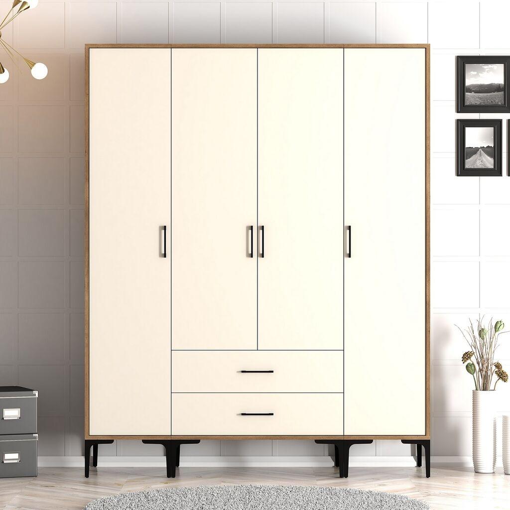 Hanah Home Ormar Kumsal STS, 160x201,4x47,5 cm, Krem