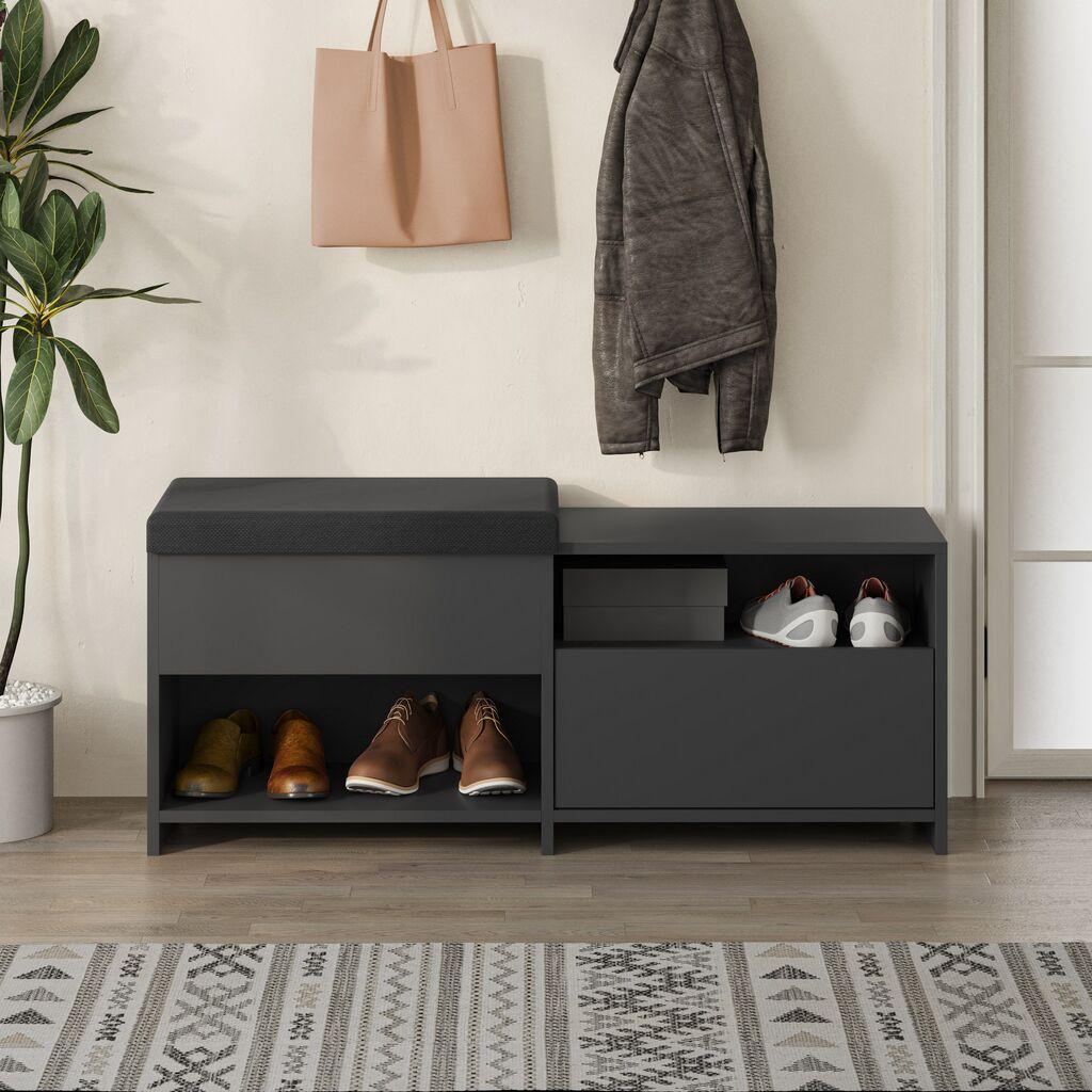 Hanah Home Stalak za cipele Filux, 120,3x51x40,5 cm, Antracit