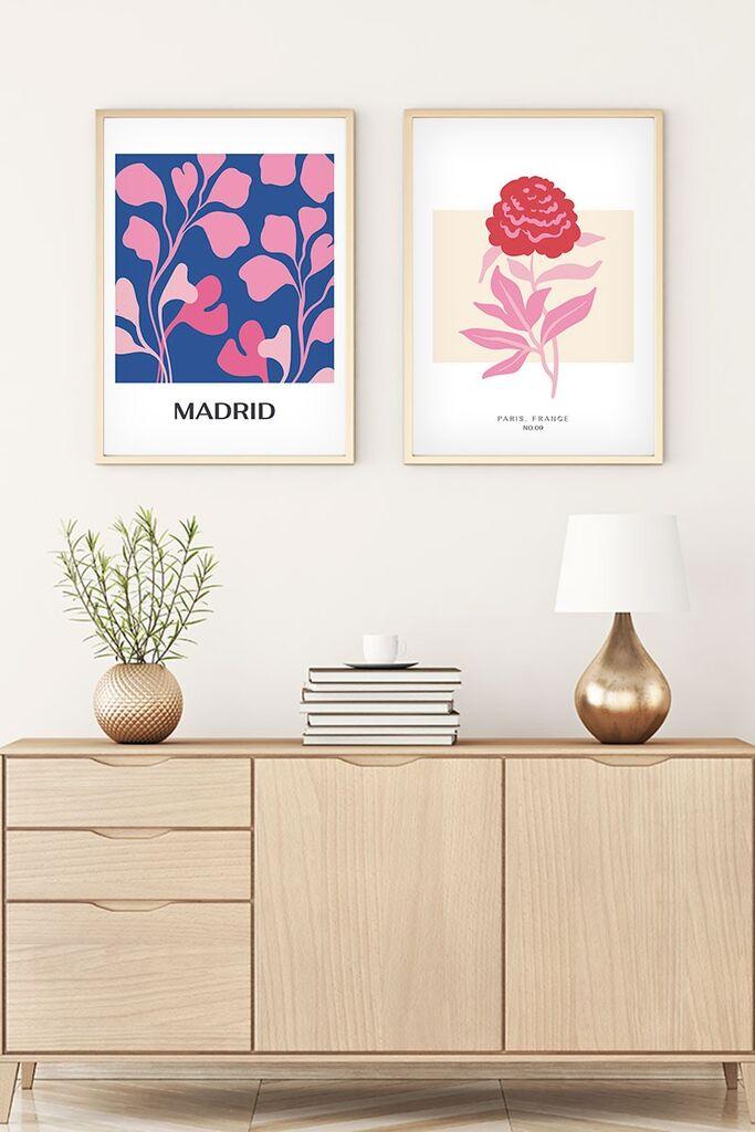 Uramljena slika Wallity Huhu175, 35x50 cm, 2 dijela
