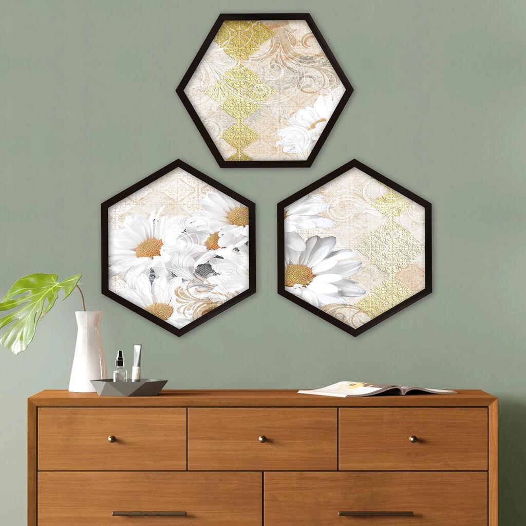 Wallity Uokvirena slika 6GEN1067825636, 35x35 cm, 3 dijela
