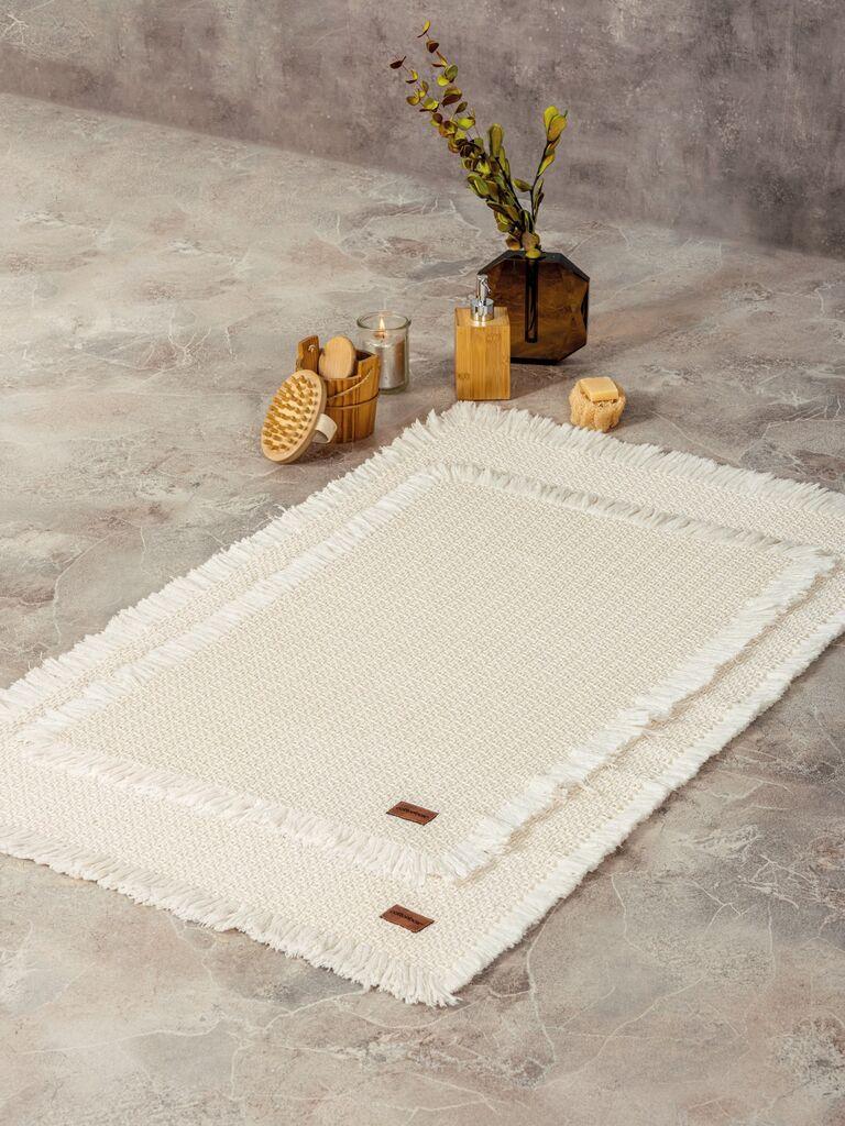 L'essentiel Maison Set od 2 tepiha za kupatilo, krem ​​boje