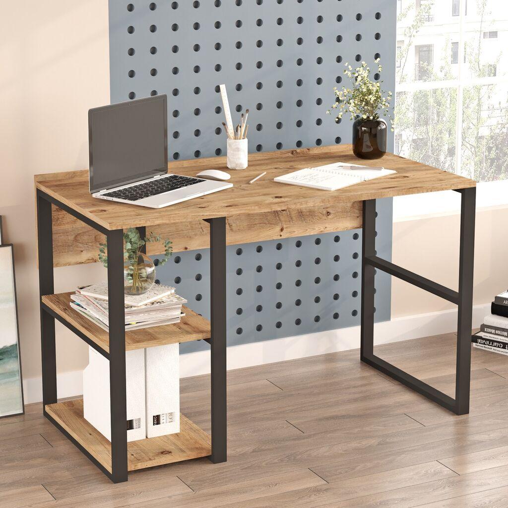 Hanah Home ML8 A Radni sto 120x75x60cm, Smeđa