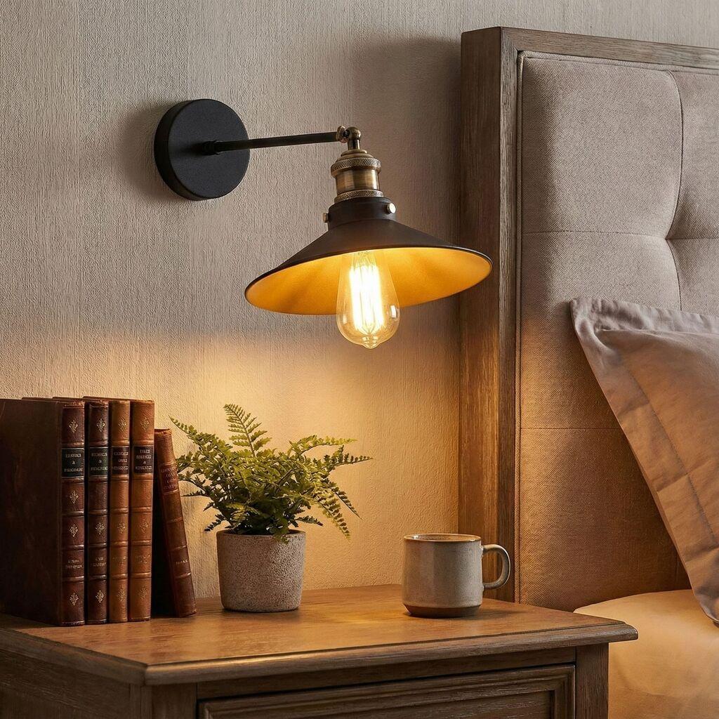 Opviq 892OPV1233 Zidna lampa, crna