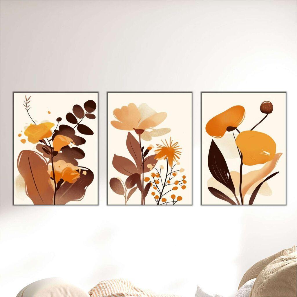 Wallity slika Mdf-00113, 40x90 cm, 3 dijela