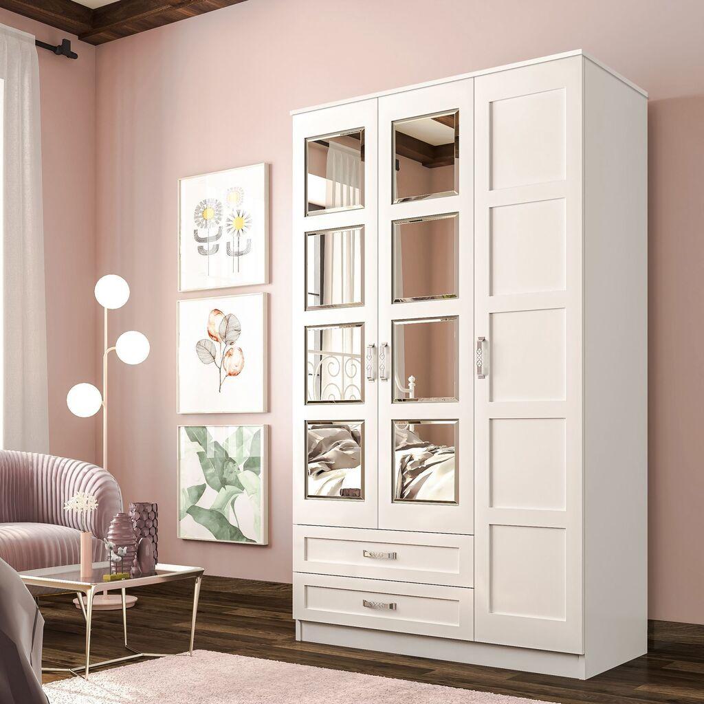 Hanah Home Ormar Rb-050, 105x180x52 cm, Bijeli